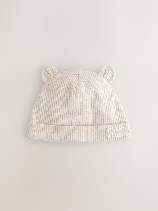 Neutral Milk Club Baby Beanies 3 Pack (0-12mths) image 2
