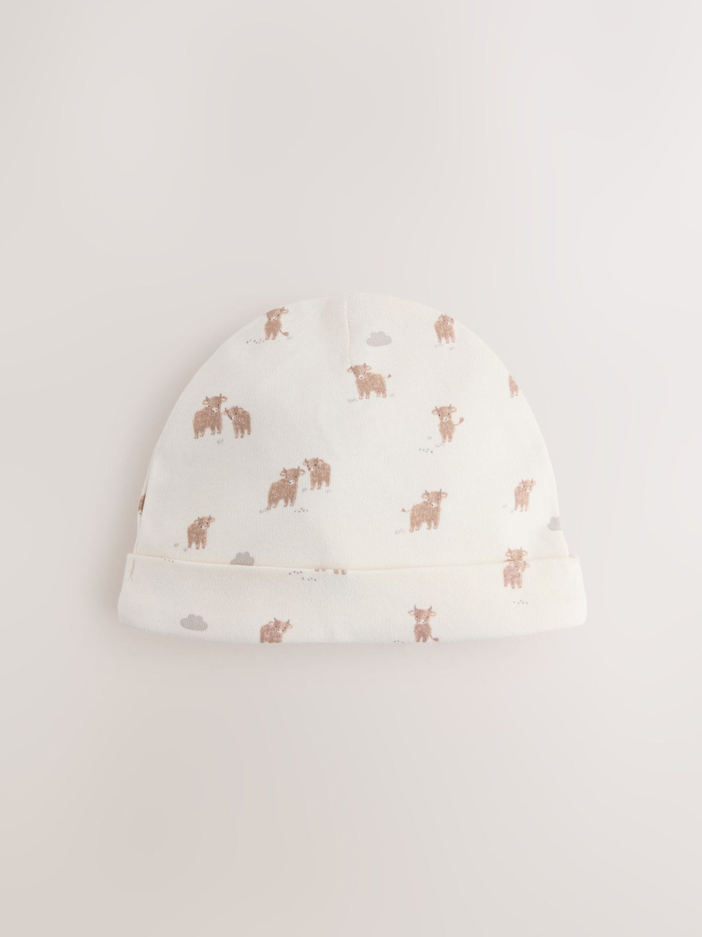 Neutral Hamish Baby Beanies 3 Pack (0-12mths) image 4