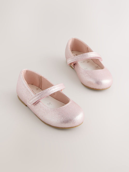 Dsiney Kidz - Pink Standard Fit (F) Mary Jane Touch Fastening Occasion Shoes image 1