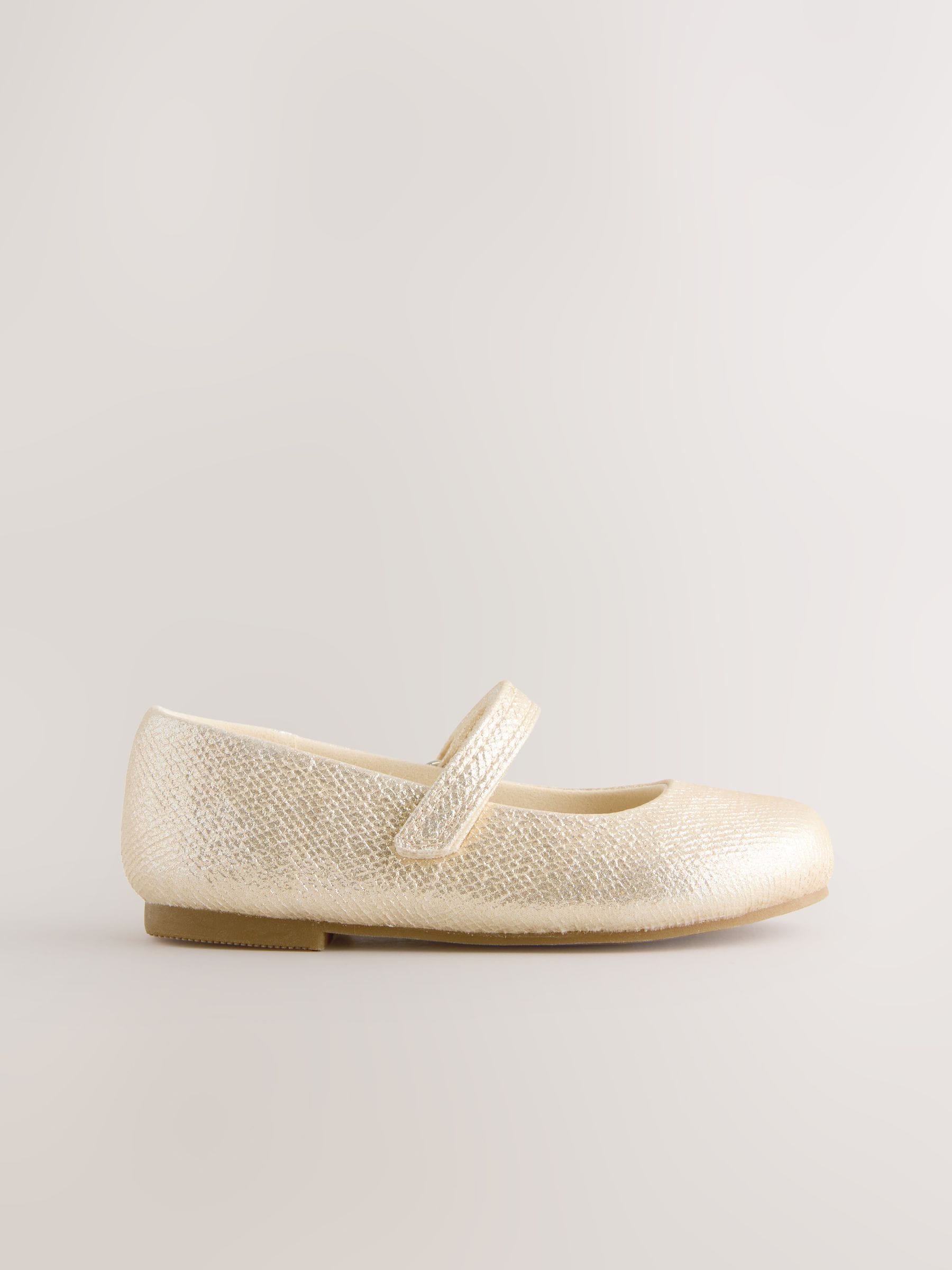 Gold Standard Fit (F) Mary Jane Touch Fastening Occasion Shoes image 2