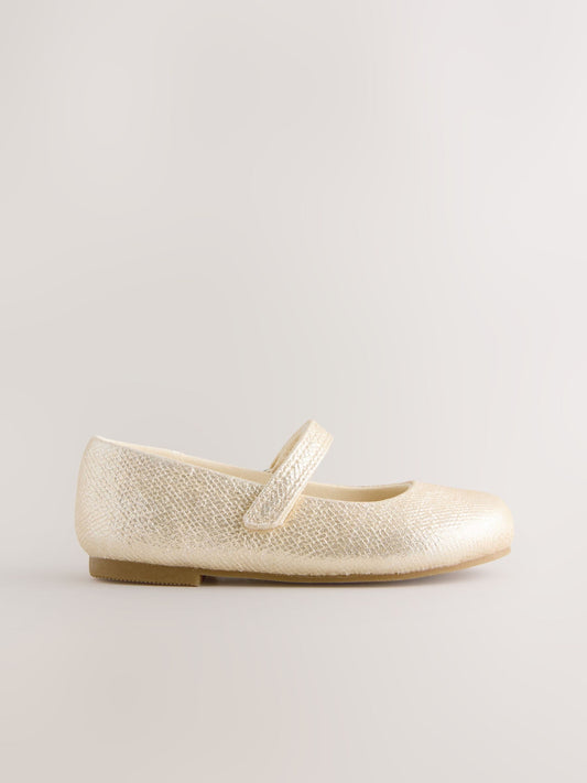 Dsiney Kidz - Gold Standard Fit (F) Mary Jane Touch Fastening Occasion Shoes image 2