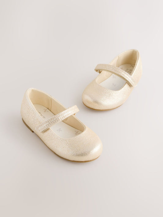Dsiney Kidz - Gold Standard Fit (F) Mary Jane Touch Fastening Occasion Shoes image 1