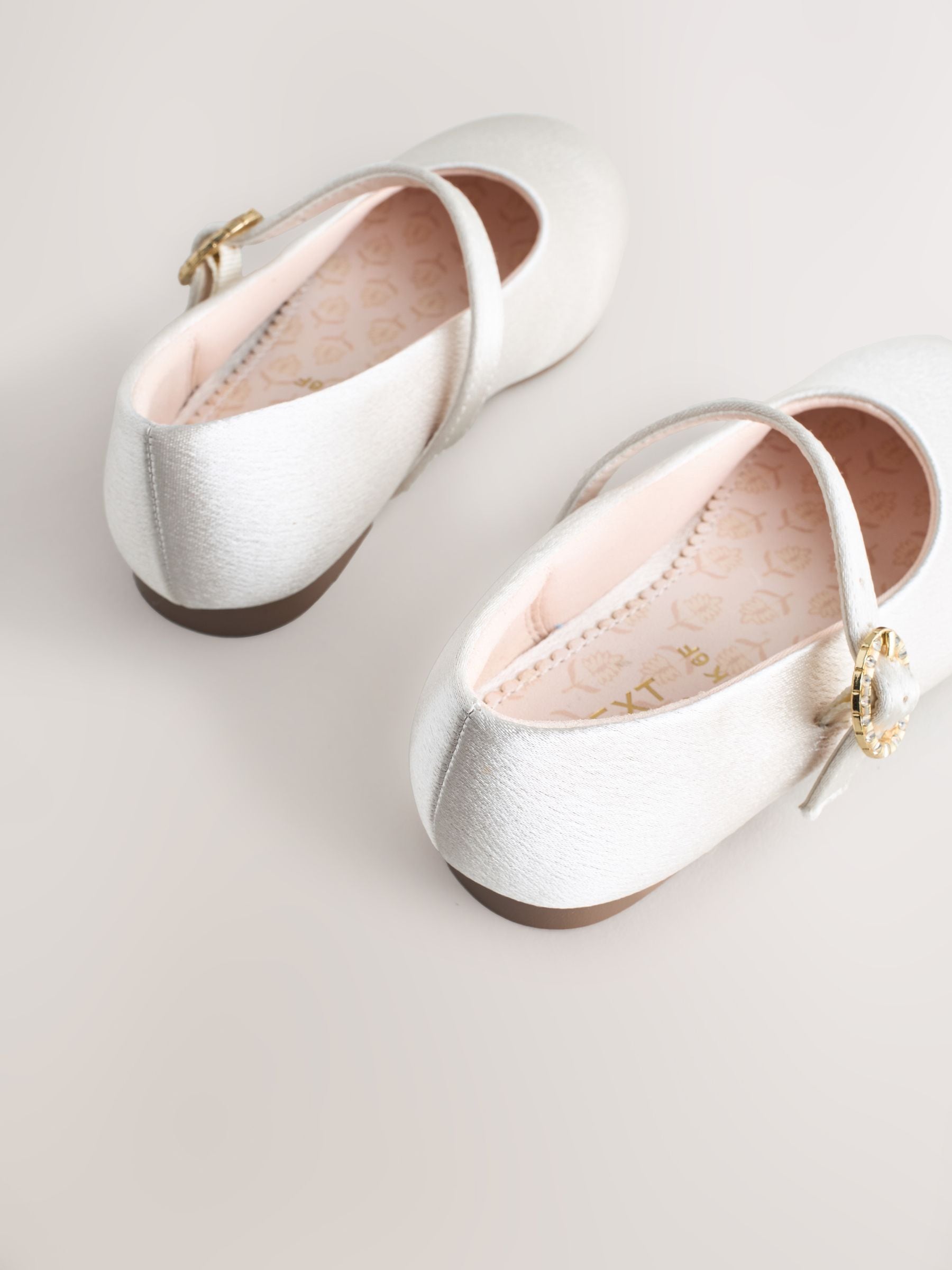 Ivory Standard Fit (F) Flower Girl Occasion Mary Jane Shoes image 3