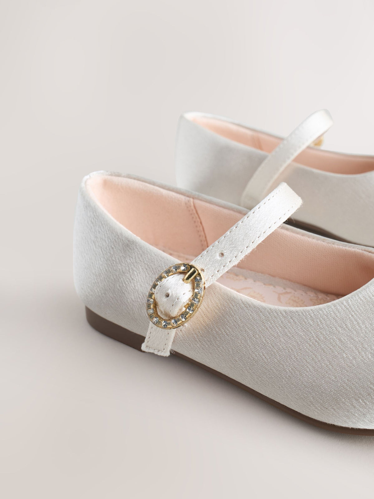 Ivory Wide Fit (G) Flower Girl Occasion Mary Jane Shoes image 4