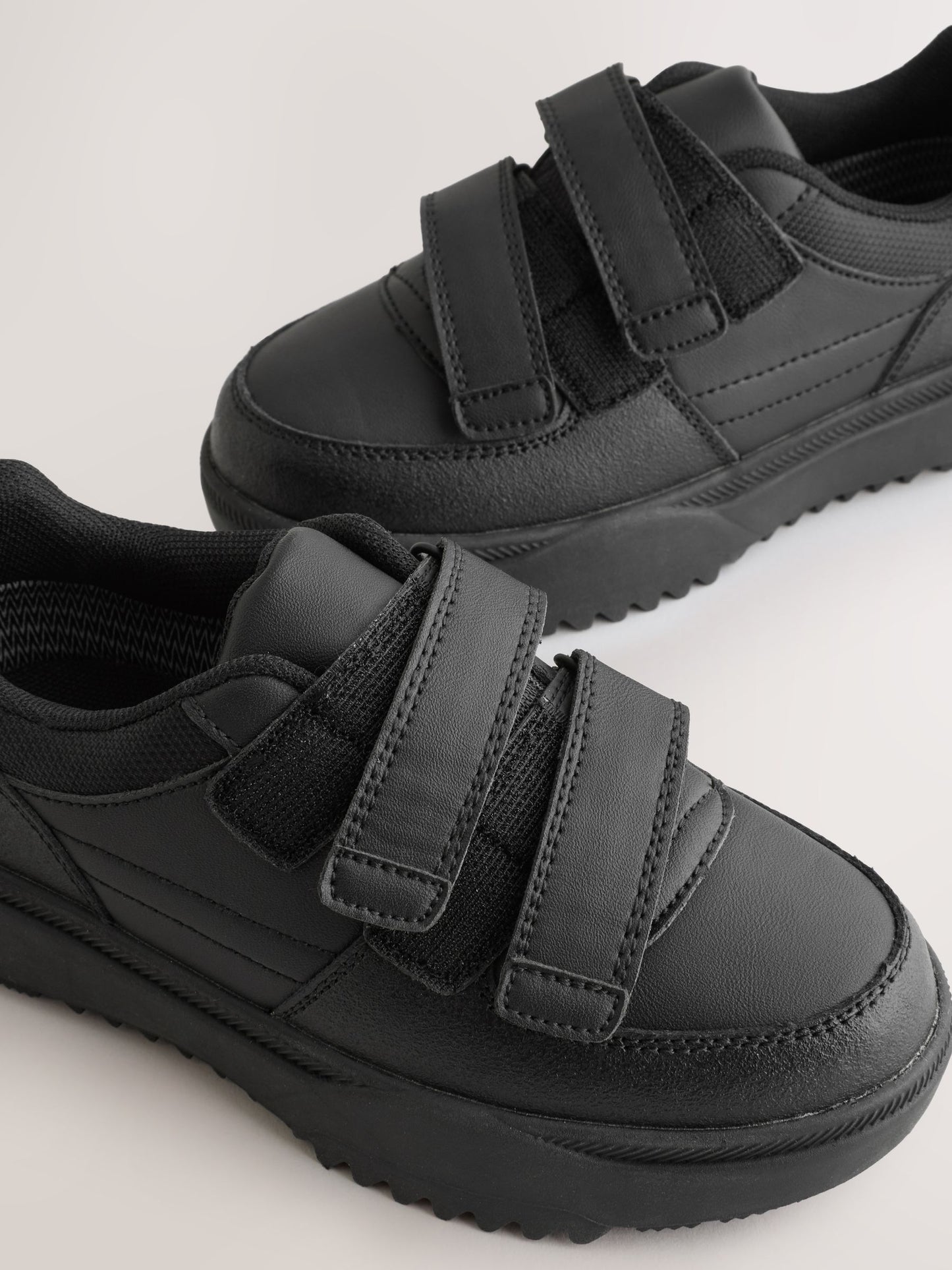 Black Waterproof Touch Fastening School Shoes image 3