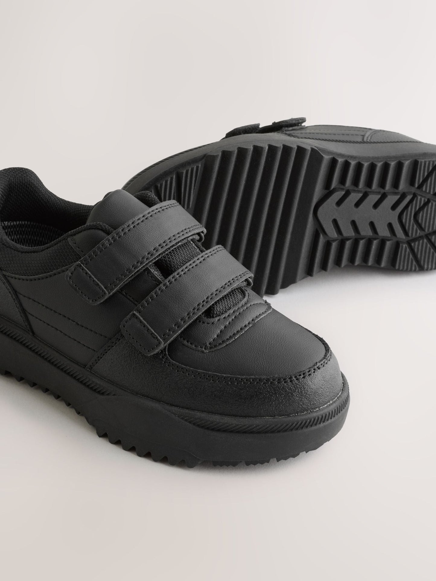 Black Waterproof Touch Fastening School Shoes image 4