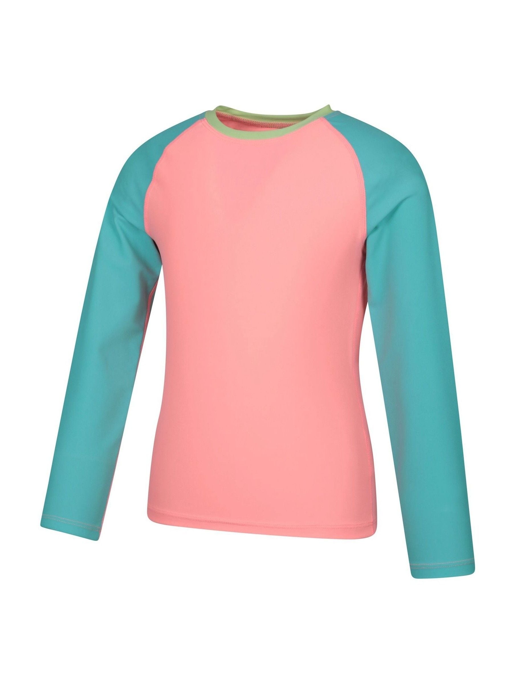 Dsiney Kidz - Mountain Warehouse Coral Pink Long Sleeve Rash Vest image 3