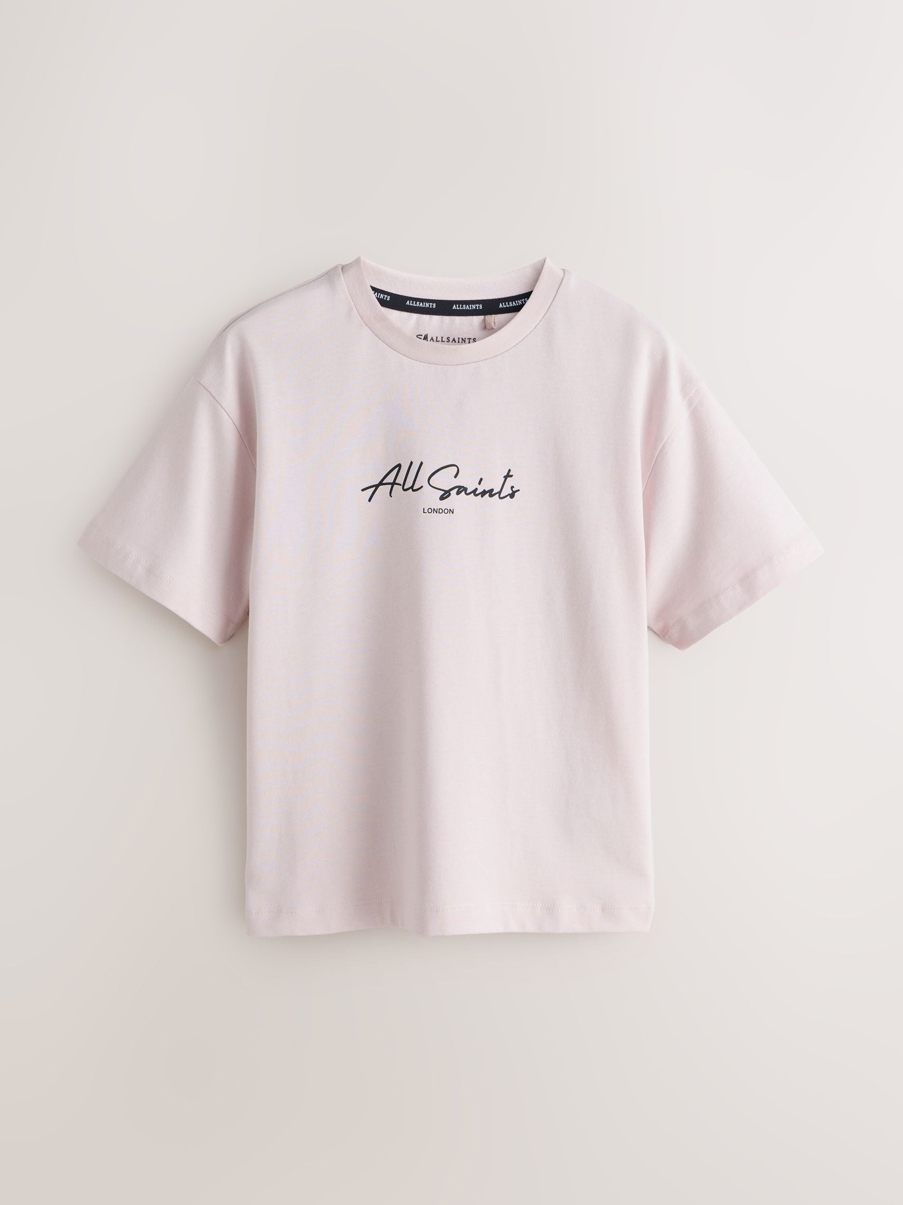 Dsiney Kidz - smALLSAINTS Pink/Black Script Logo Crew Neck Relaxed T-Shirts 3 Pack image 4