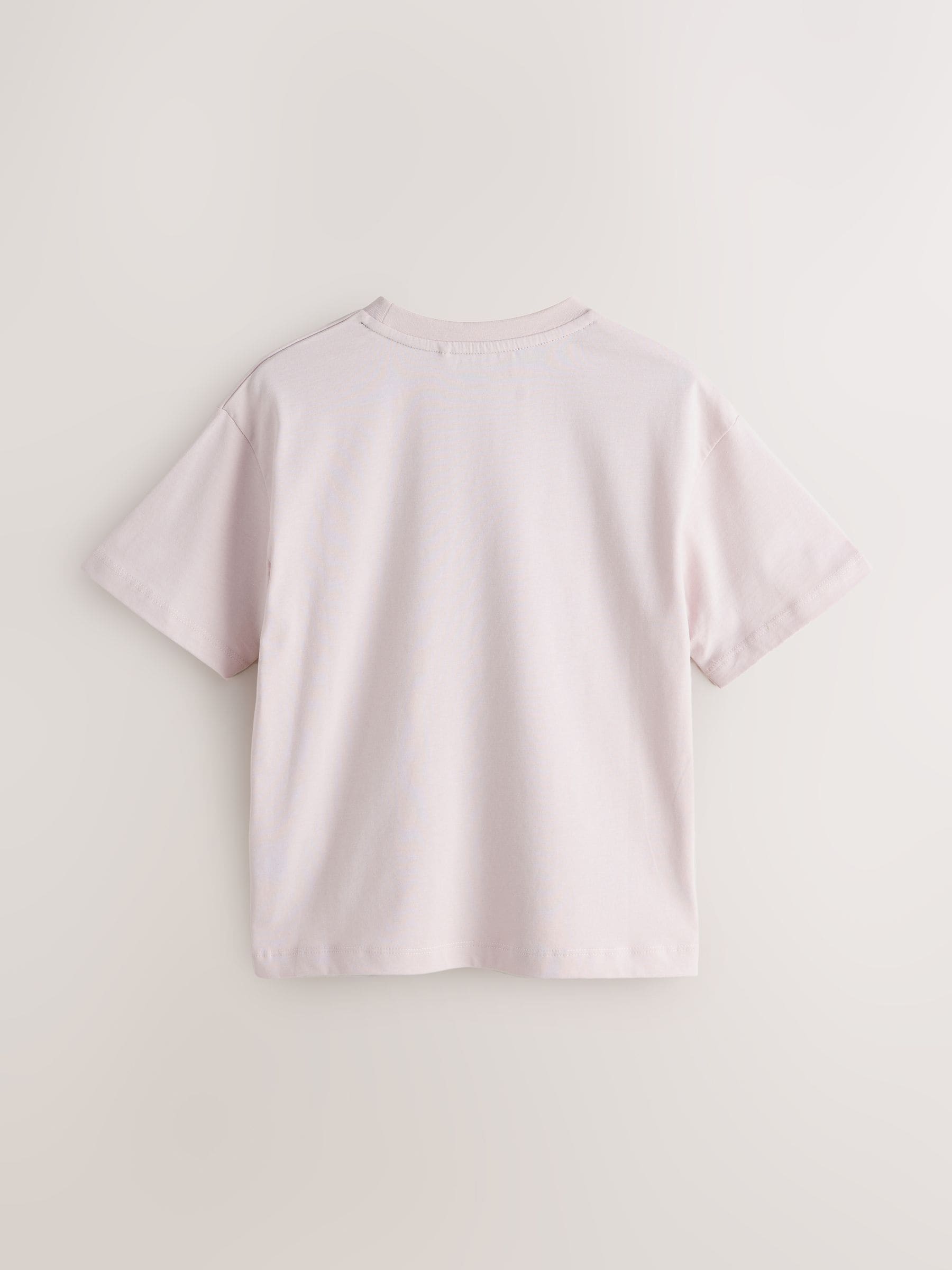 Dsiney Kidz - smALLSAINTS Pink/Black Script Logo Crew Neck Relaxed T-Shirts 3 Pack image 5