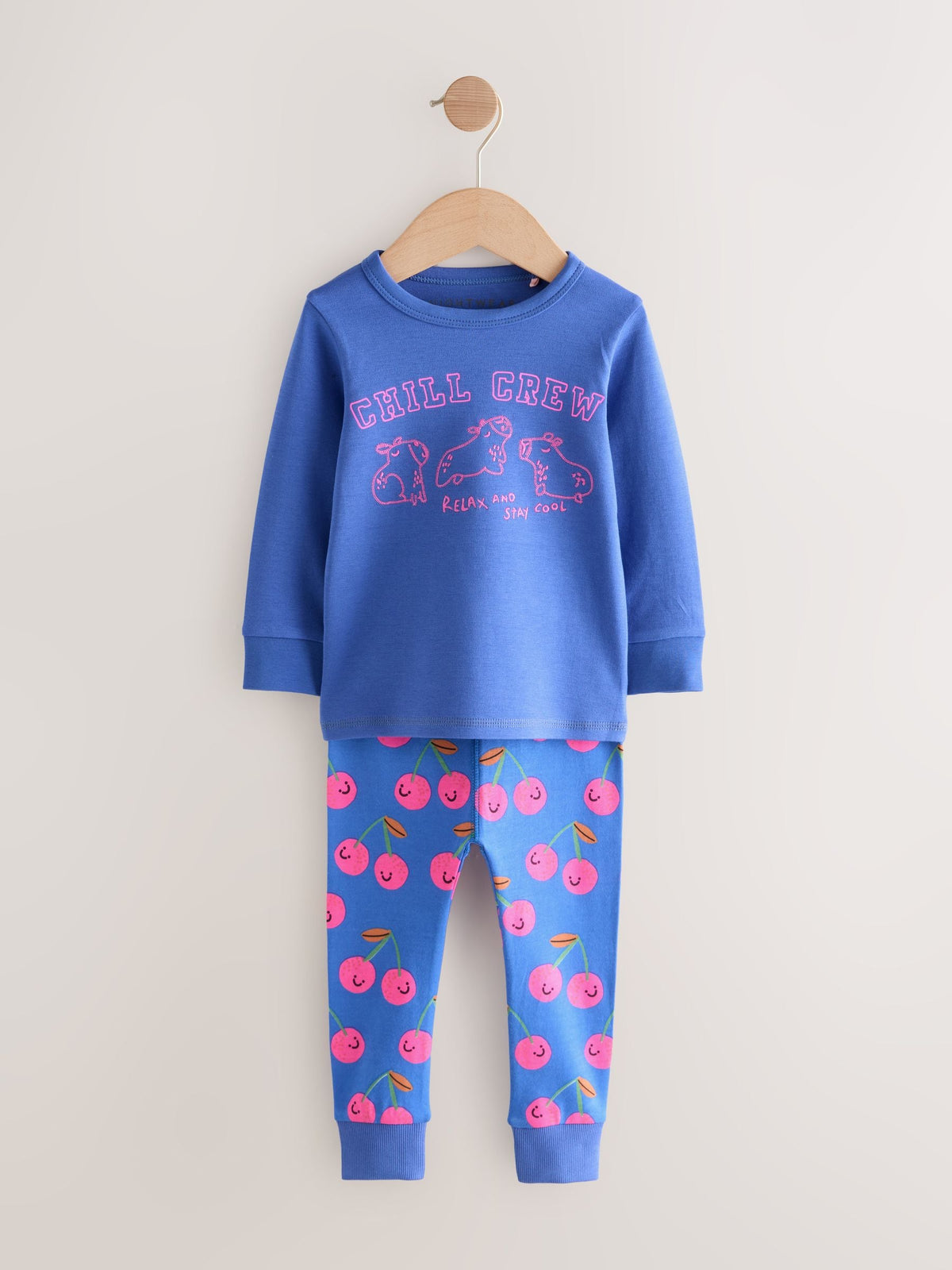 Cobalt Capybara Print Snuggle Pyjamas 3 Pack (9mths-12yrs) - image 10