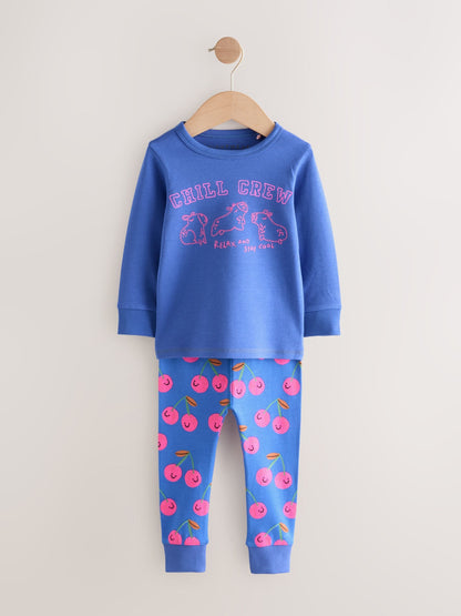 Cobalt Capybara Print Snuggle Pyjamas 3 Pack (9mths-12yrs) - image 10