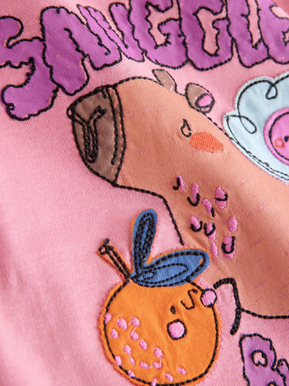 Cobalt Capybara Print Snuggle Pyjamas 3 Pack (9mths-12yrs) - image 12
