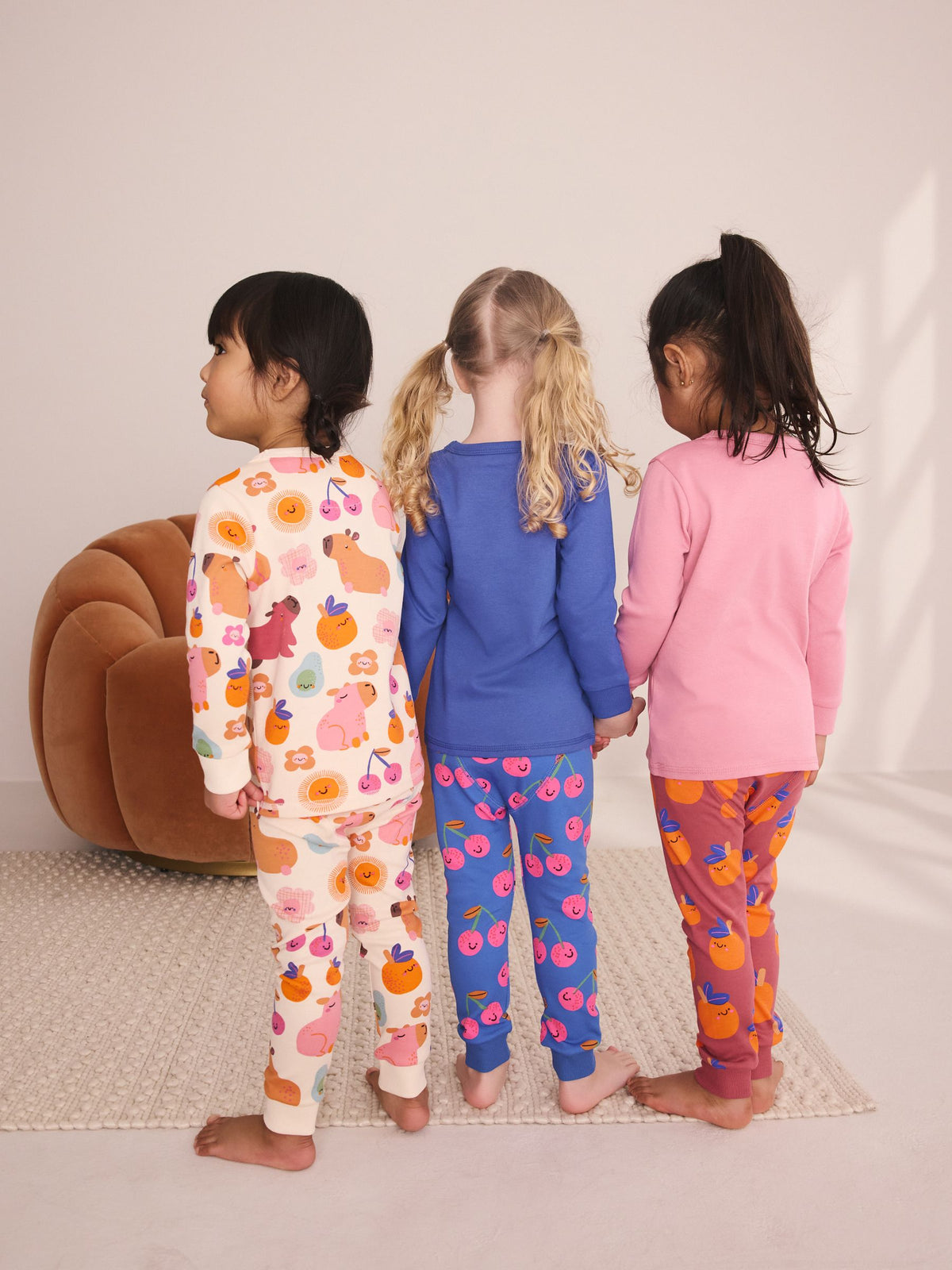 Cobalt Capybara Print Snuggle Pyjamas 3 Pack (9mths-12yrs) - image 2