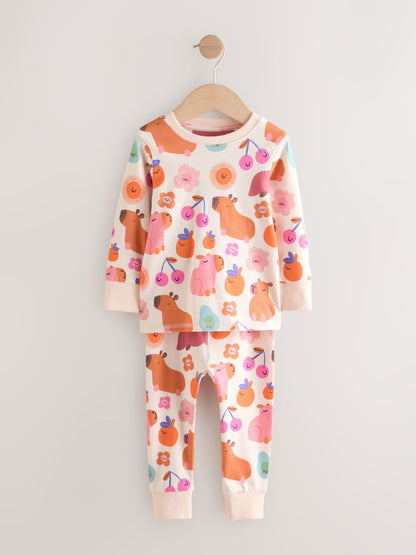 Cobalt Capybara Print Snuggle Pyjamas 3 Pack (9mths-12yrs) - image 7