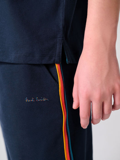 Dsiney Kidz - Paul Smith Junior Navy T-Shirt and Shorts Set image 6