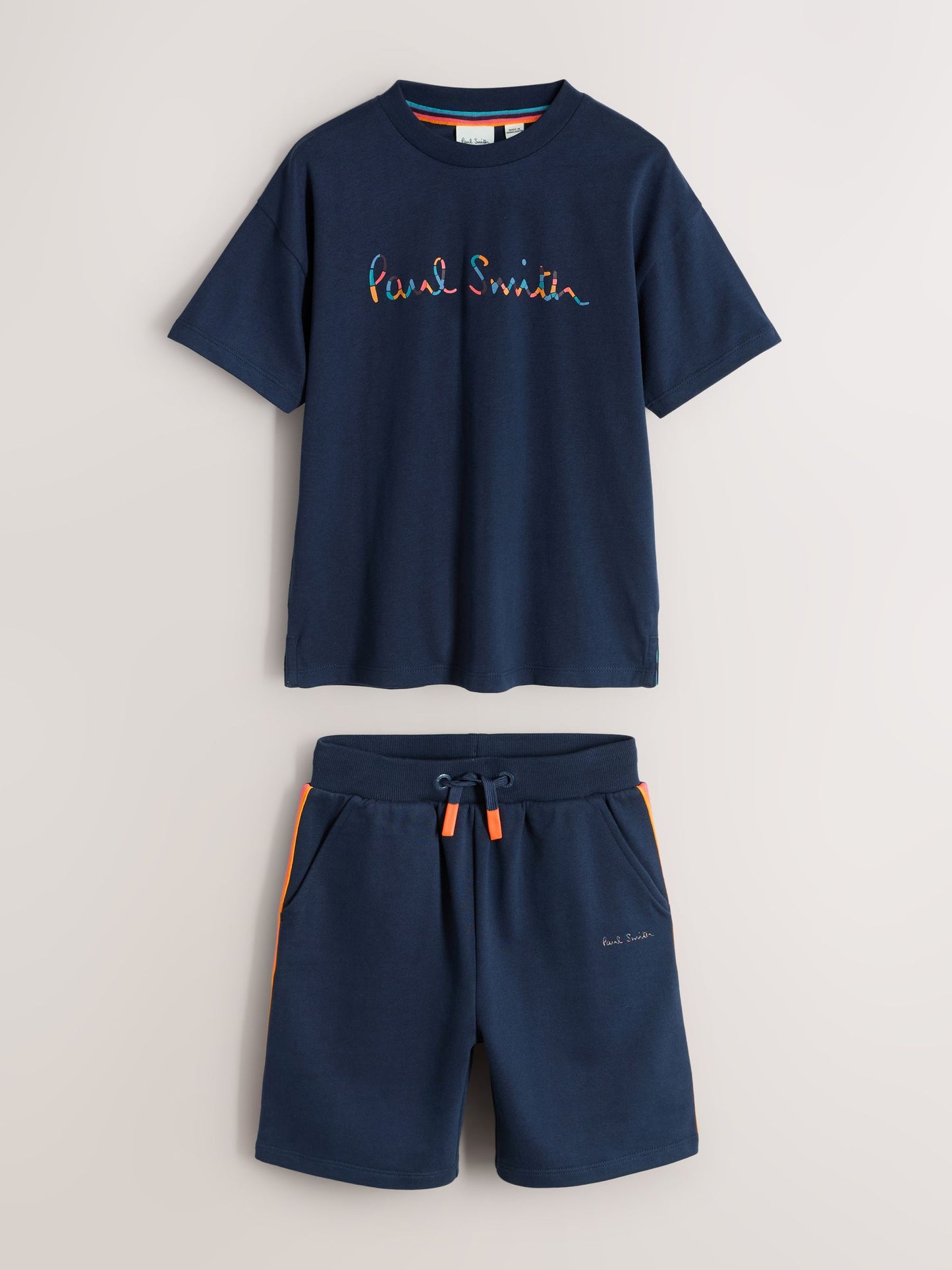 Dsiney Kidz - Paul Smith Junior Navy T-Shirt and Shorts Set image 8