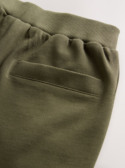 Dsiney Kidz - Paul Smith Junior Khaki Green Pique Polo Shirt And Shorts Set image 6
