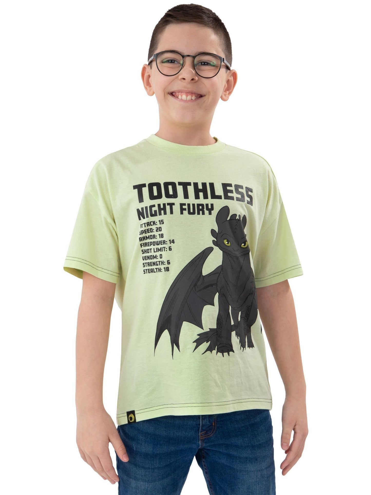 How to Train Your Dragon Green How To Train Your Dragon Night Fury T-Shirt image 2