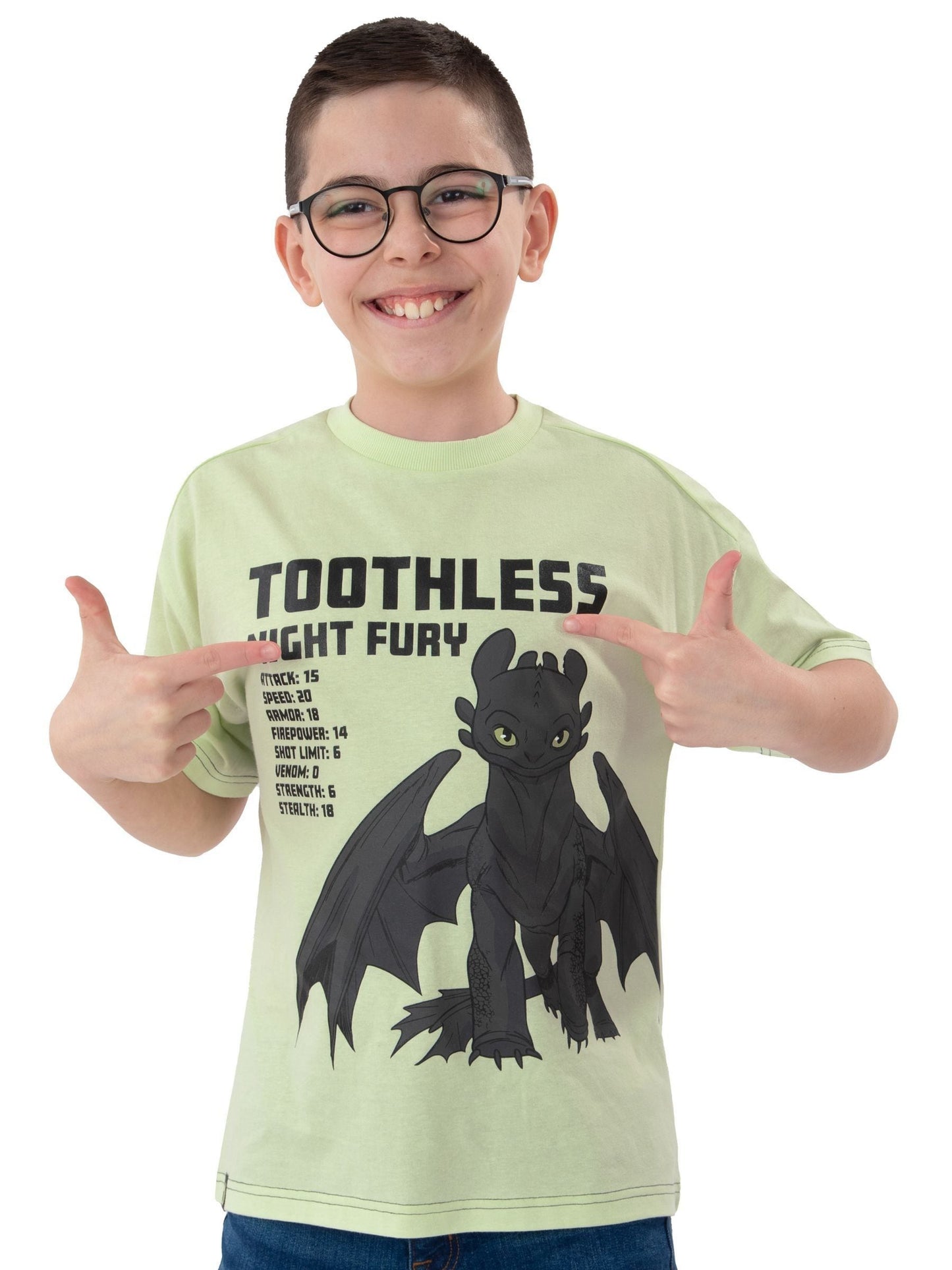 How to Train Your Dragon Green How To Train Your Dragon Night Fury T-Shirt image 4