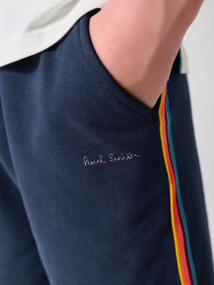 Dsiney Kidz - Paul Smith Junior White/Navy T-Shirt and Shorts Set image 6