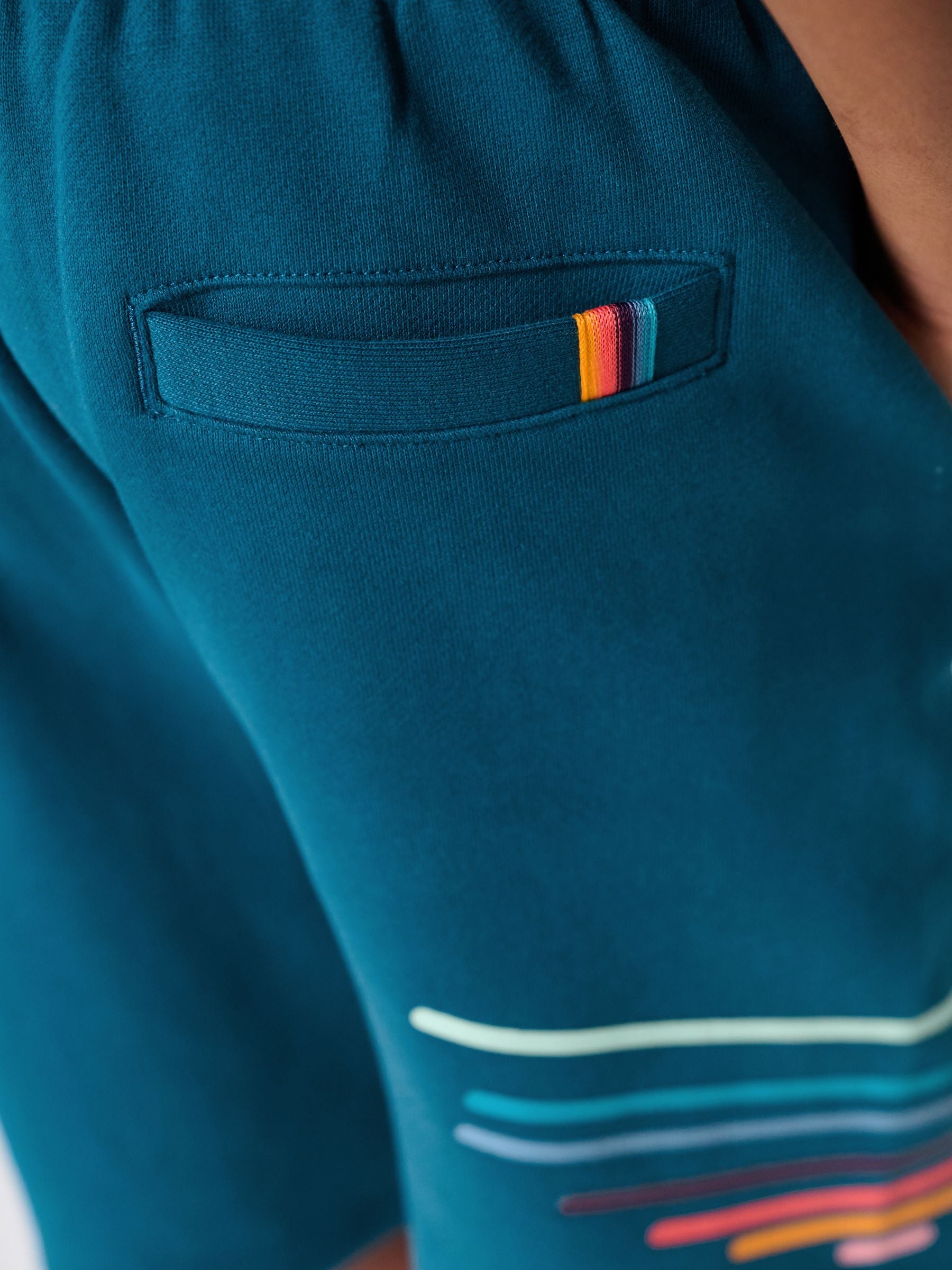 Dsiney Kidz - Paul Smith Junior Blue Tonal T-Shirt and Shorts Set image 5