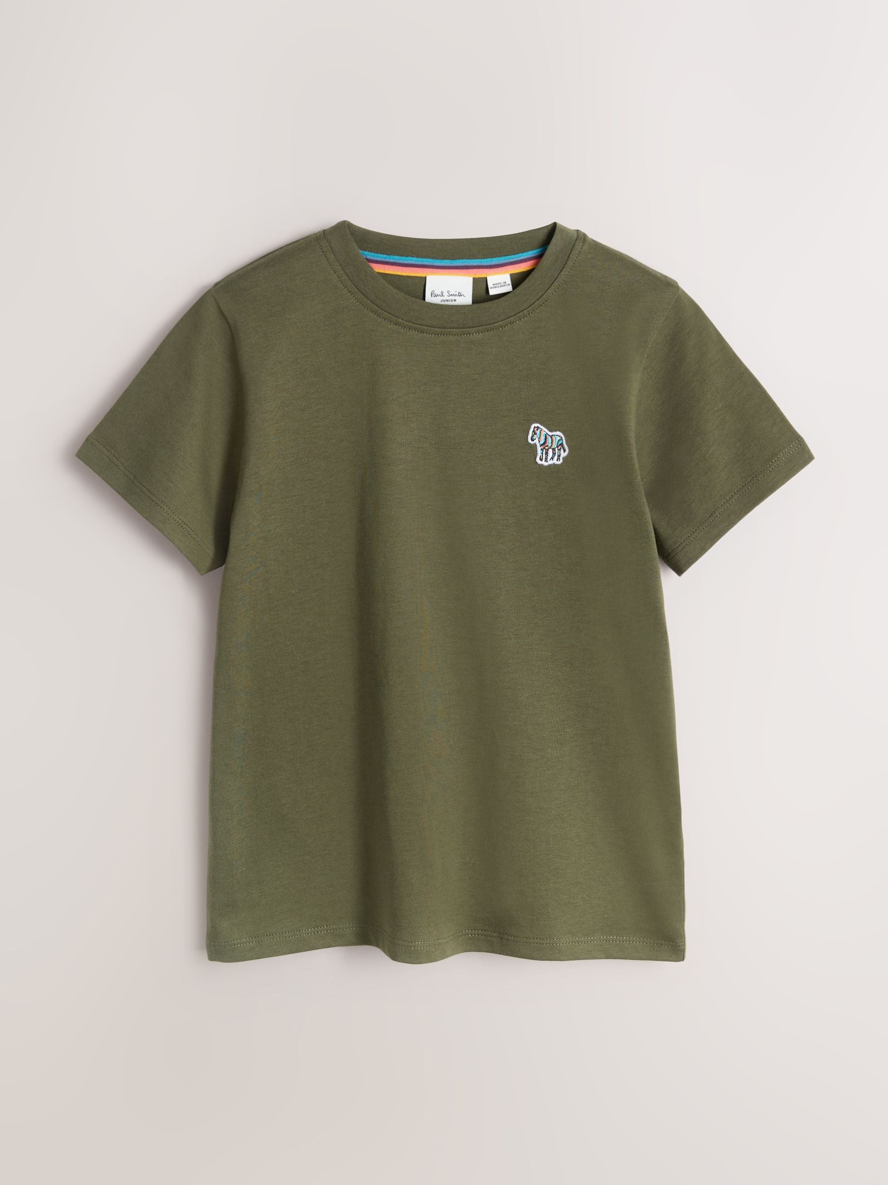 Dsiney Kidz - Paul Smith Junior Navy/Green/White/Stone Signature T-Shirts 5 Pack image 4