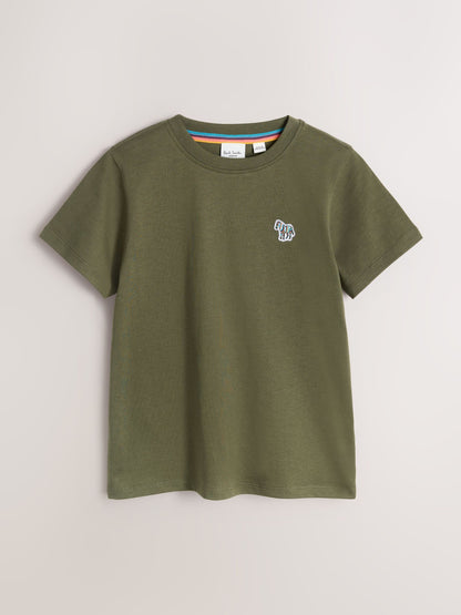 Dsiney Kidz - Paul Smith Junior Navy/Green/White/Stone Signature T-Shirts 5 Pack image 4
