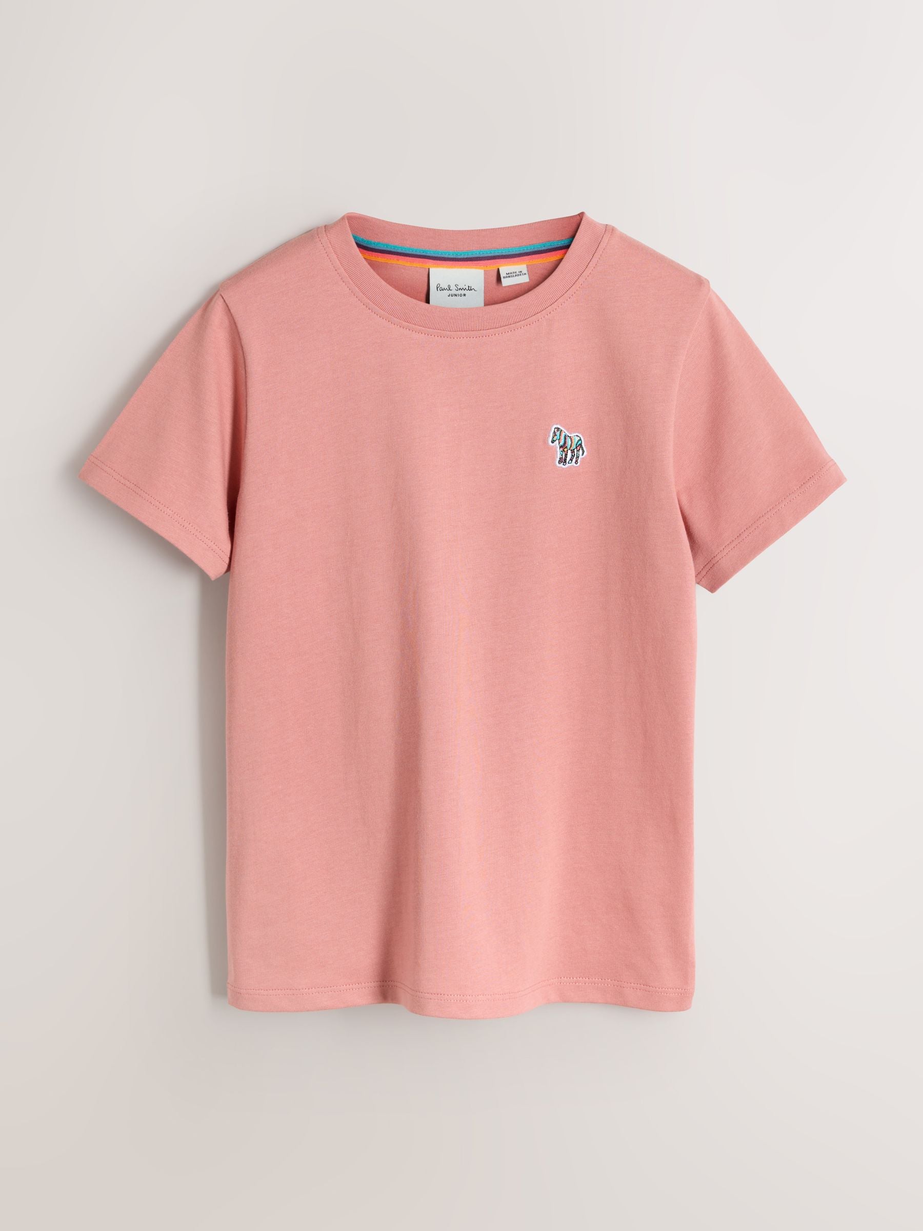 Dsiney Kidz - Paul Smith Junior Brown/Stone/Pink Signature T-Shirts 3 Pack image 2