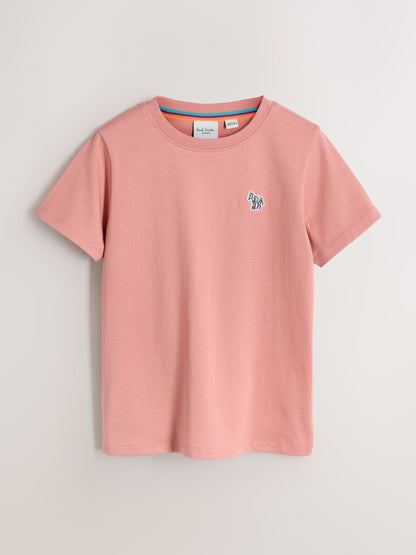 Dsiney Kidz - Paul Smith Junior Brown/Stone/Pink Signature T-Shirts 3 Pack image 2