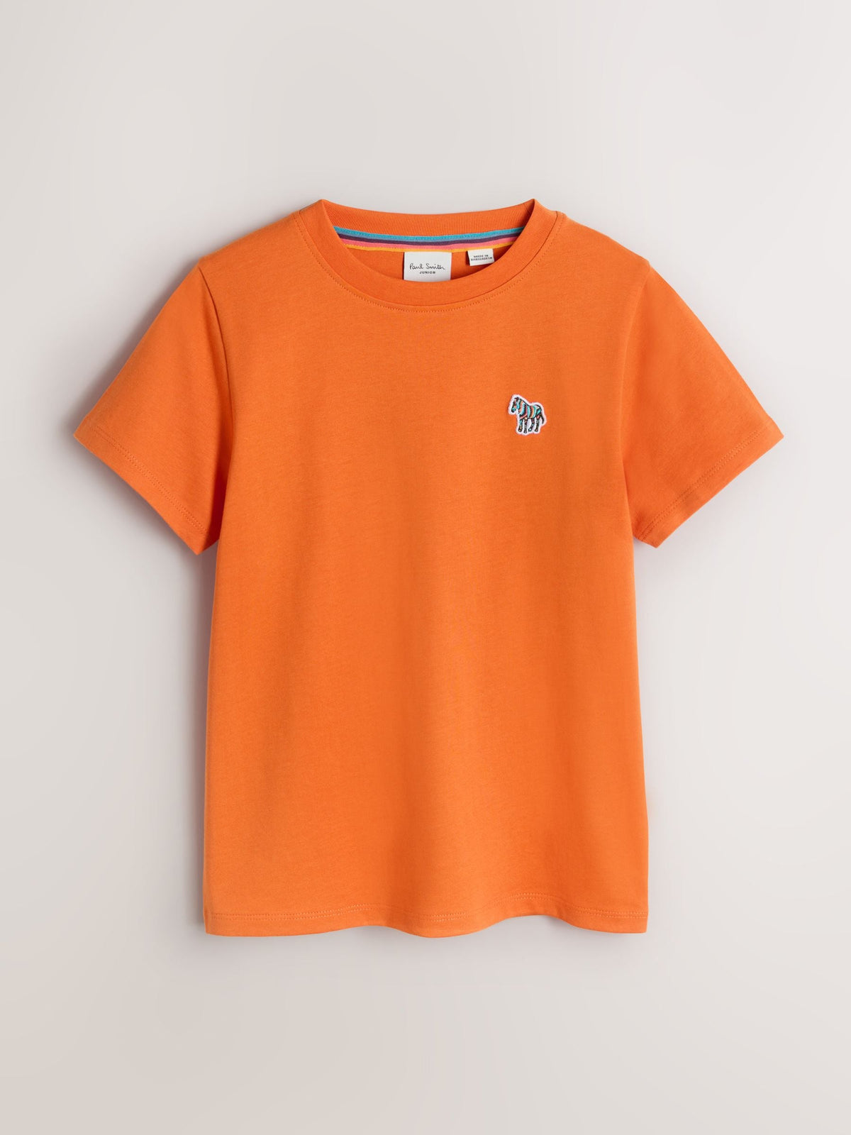 Dsiney Kidz - Paul Smith Junior Green/Orange/White Colourblock Signature T-Shirts 3 Pack image 4