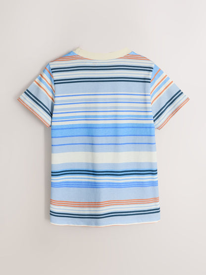 Dsiney Kidz - Paul Smith Junior Blue/Red/Orange Signature T-Shirts 3 Pack image 5