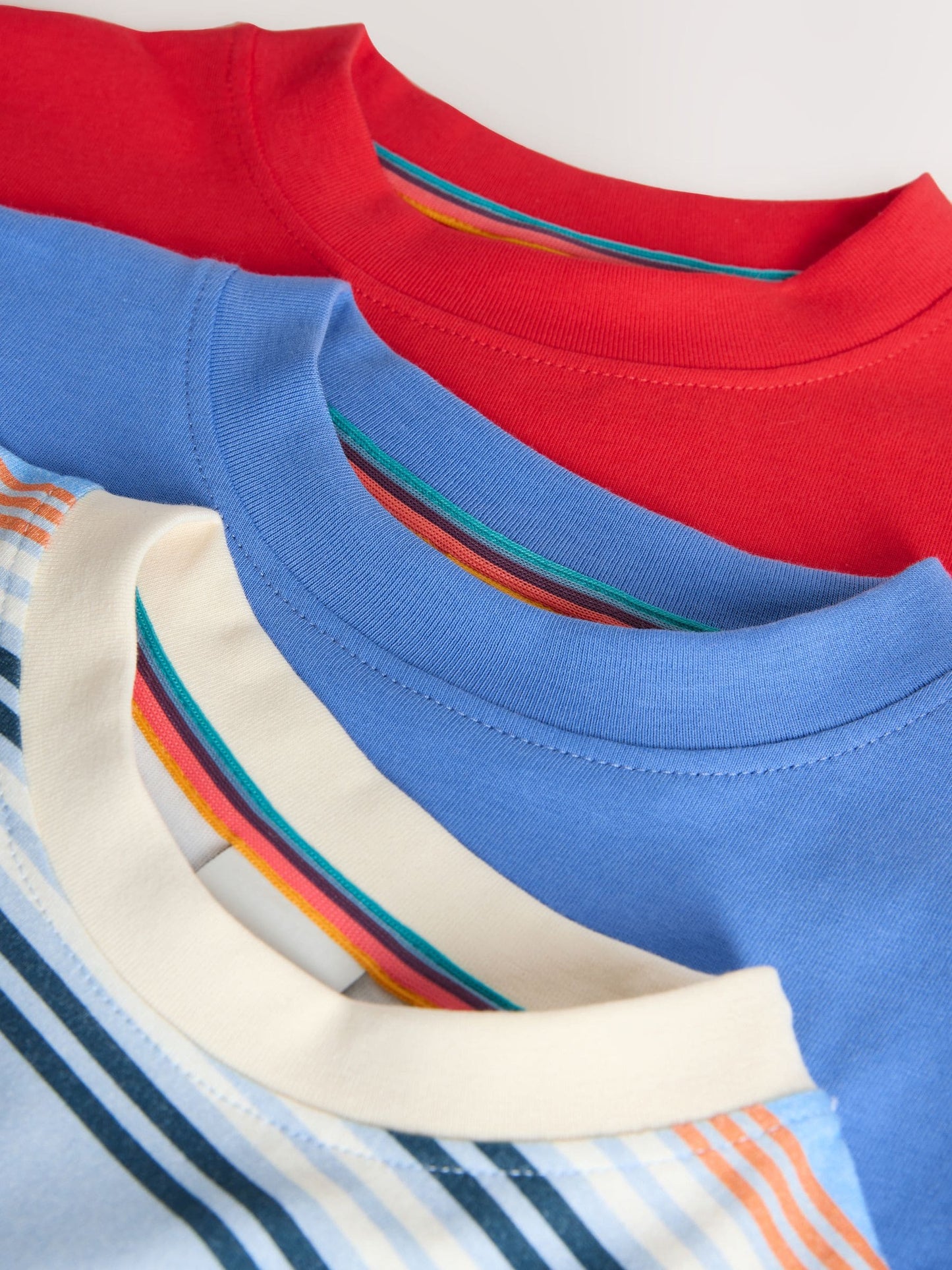 Dsiney Kidz - Paul Smith Junior Blue/Red/Orange Signature T-Shirts 3 Pack image 8