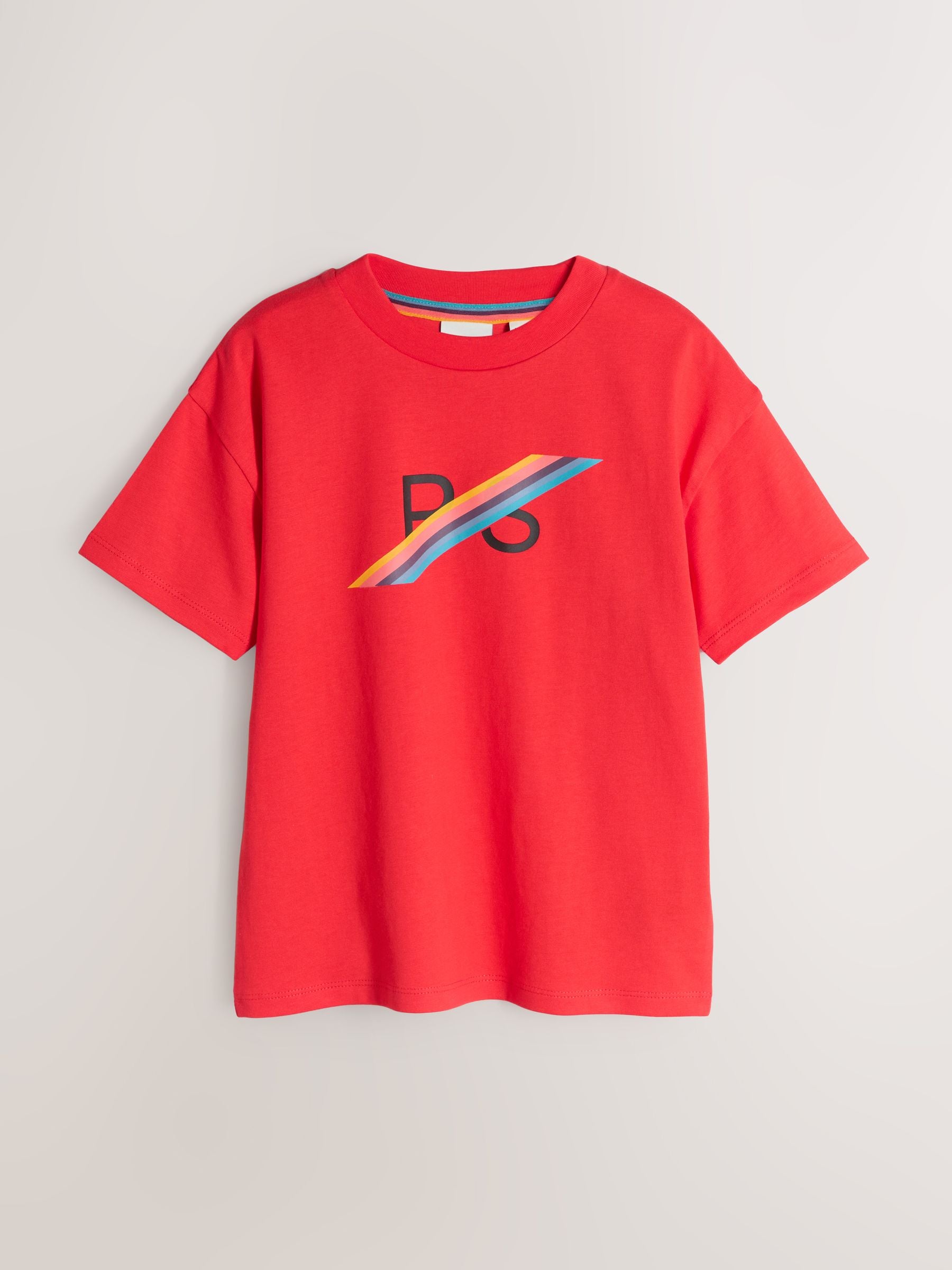 Dsiney Kidz - Paul Smith Junior Red/Black/White Graphic T-Shirts 3 Pack image 3