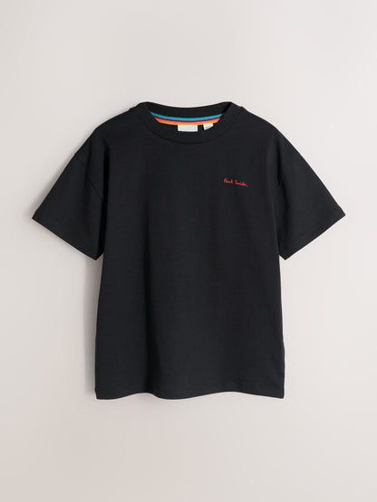 Dsiney Kidz - Paul Smith Junior Red/Black/White Graphic T-Shirts 3 Pack image 4
