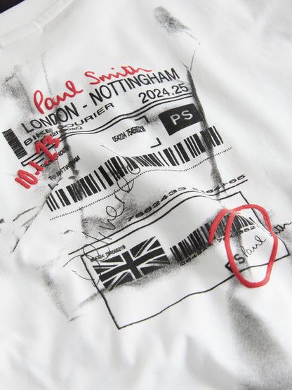 Dsiney Kidz - Paul Smith Junior Red/Black/White Graphic T-Shirts 3 Pack image 7