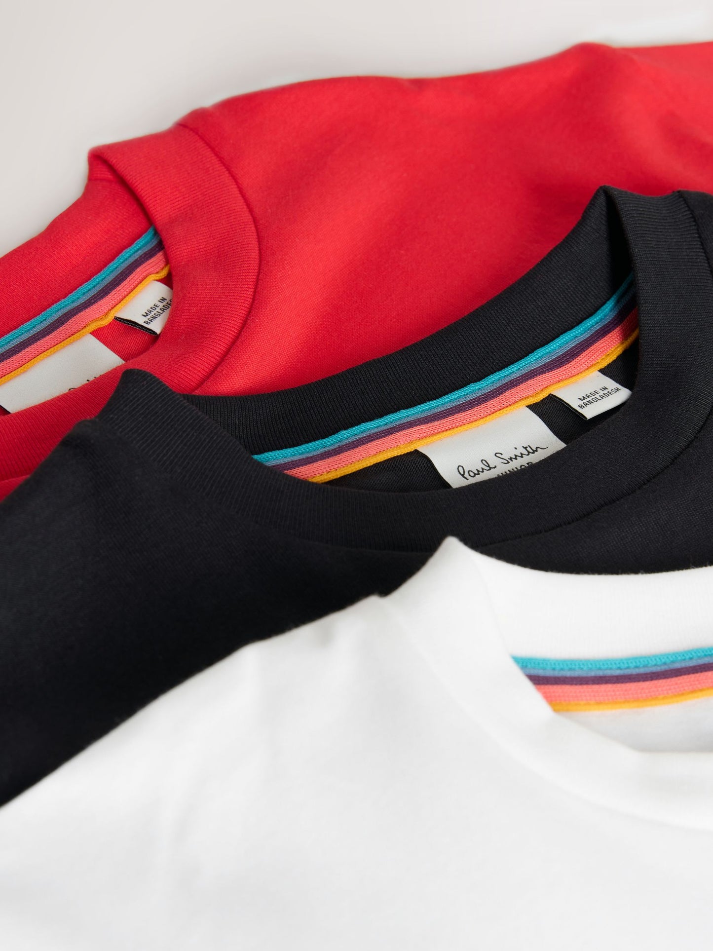 Dsiney Kidz - Paul Smith Junior Red/Black/White Graphic T-Shirts 3 Pack image 8