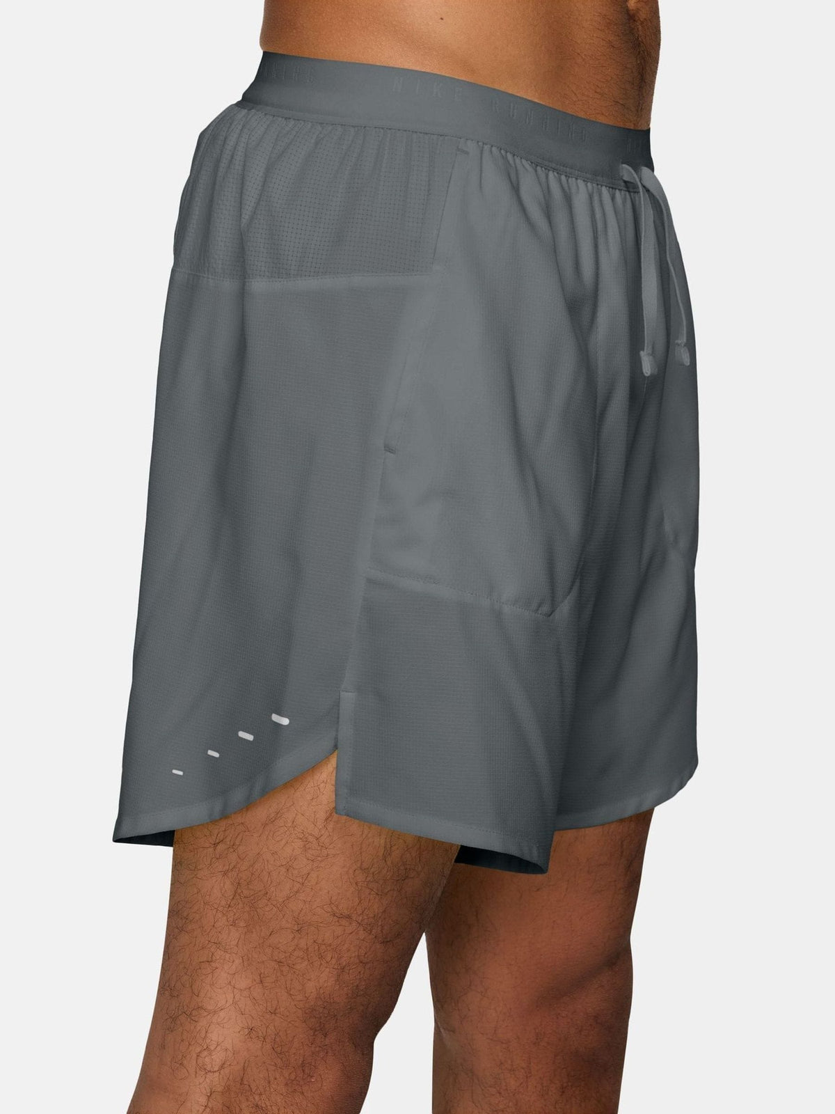 Dsiney Kidz - Nike Smoke Grey Dri-FIT Stride 7 Inch Briefs Lined Running Shorts image 3