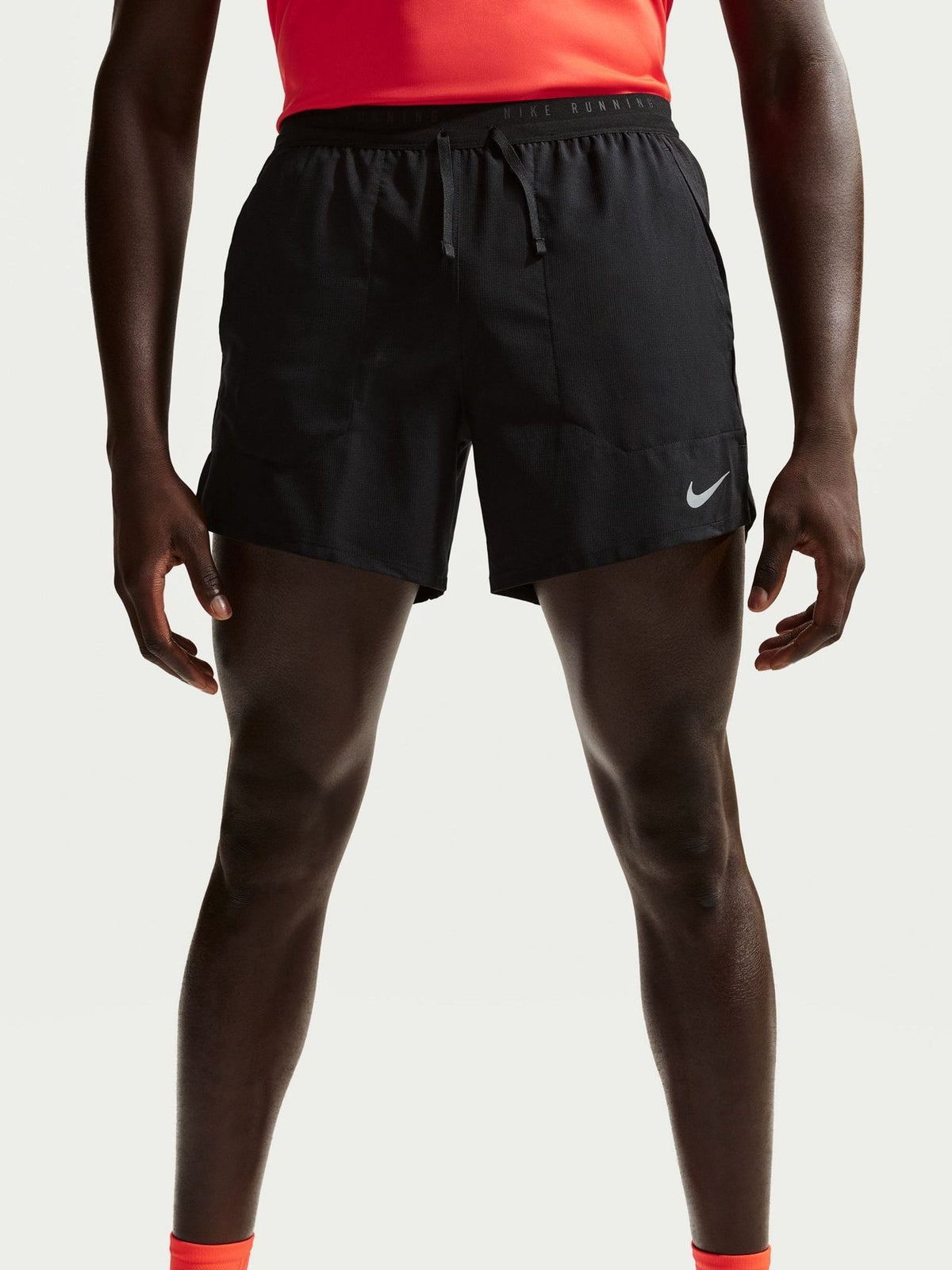 Dsiney Kidz - Nike Black Dri-FIT Stride 5 Inch Brief Lined Running Shorts image 1