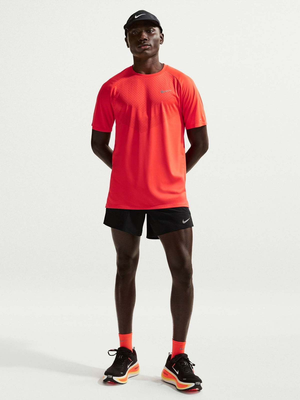 Dsiney Kidz - Nike Black Dri-FIT Stride 5 Inch Brief Lined Running Shorts image 2
