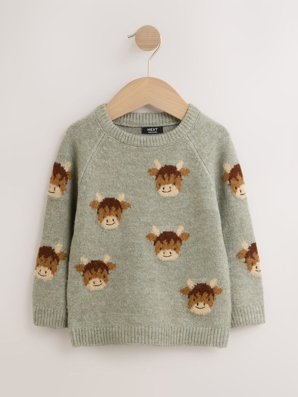 Brown Hamish Knitted Crew Neck Jumper (3mths-7yrs) - image 4