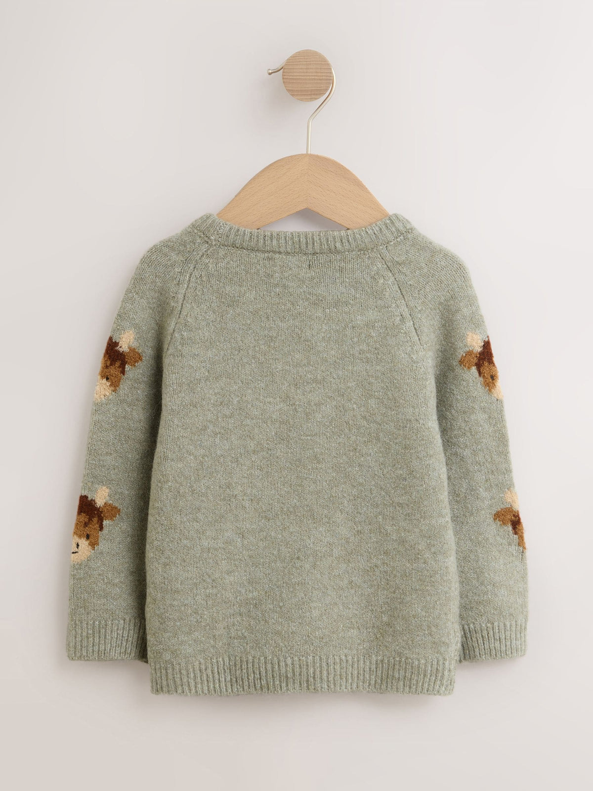 Brown Hamish Knitted Crew Neck Jumper (3mths-7yrs) - image 5