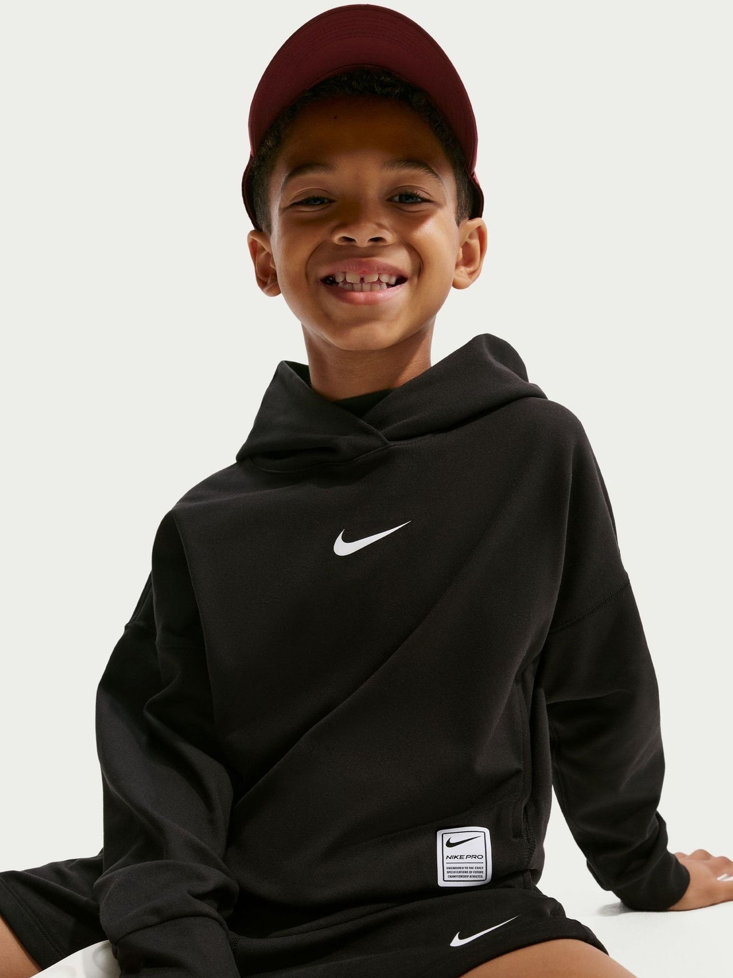 Dsiney Kidz - Nike Black Pro Overhead Hoodie image 1