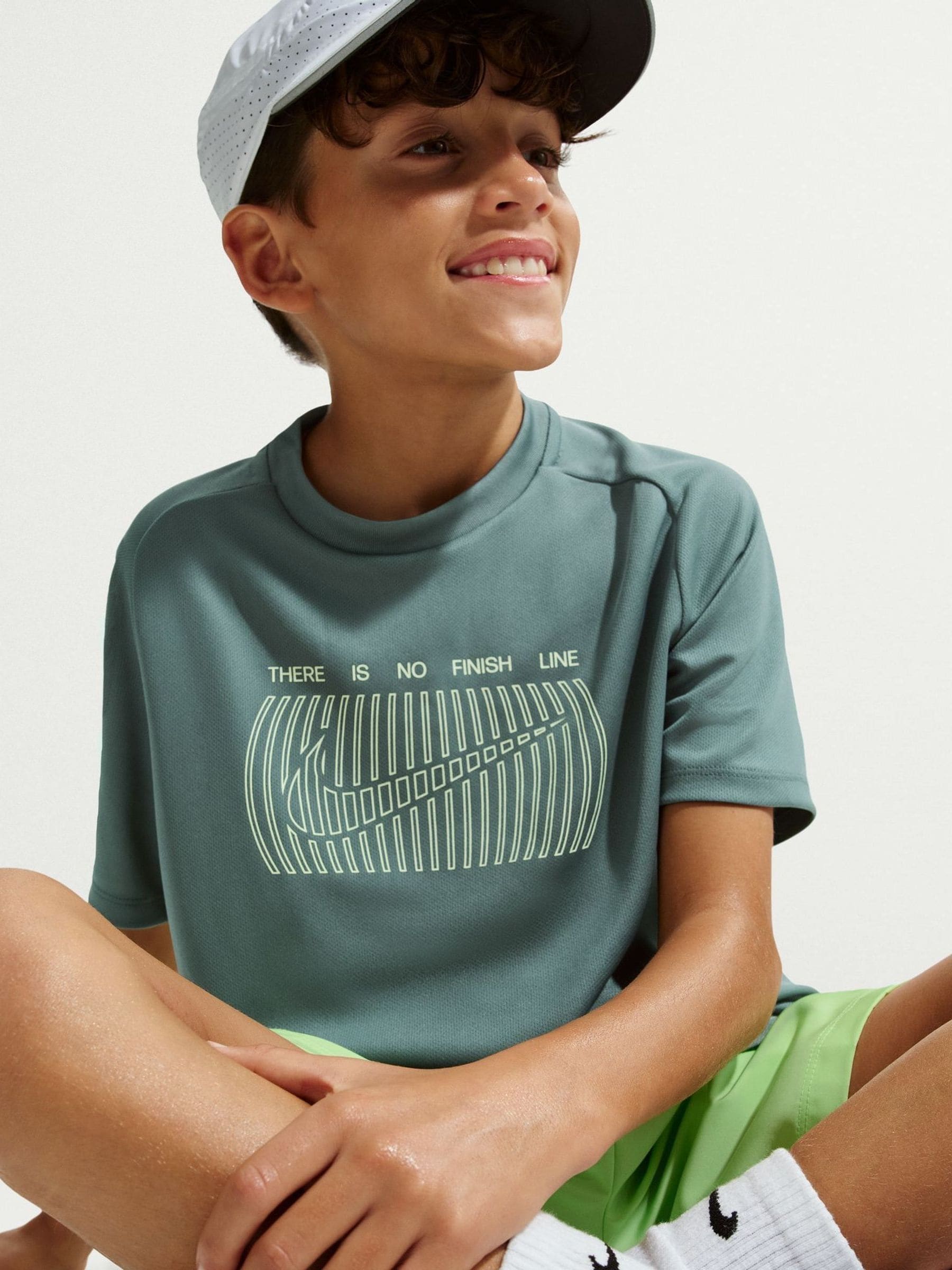 Dsiney Kidz - Nike Mineral Slate Multi Dri-FIT Brand Love T-Shirt image 5