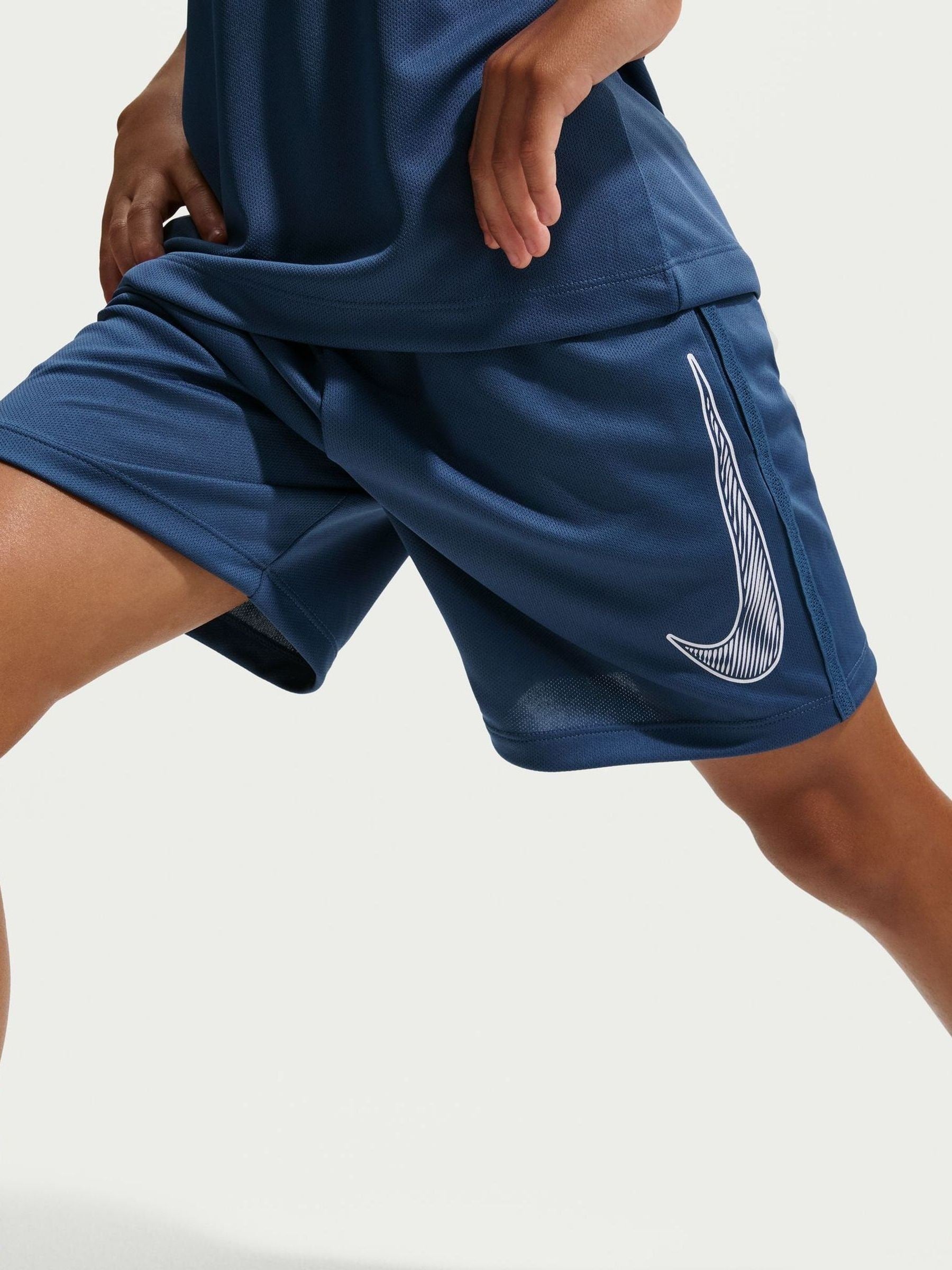 Dsiney Kidz - Nike Mystic Navy Multi Dri-FIT Training Shorts image 5