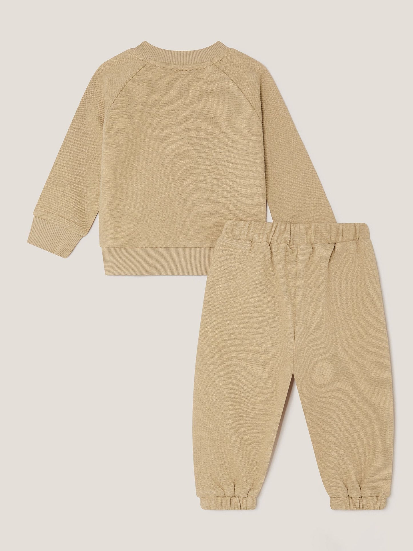 Monsoon Brown Benny Bear Sweatshirt & Joggers Set image 2