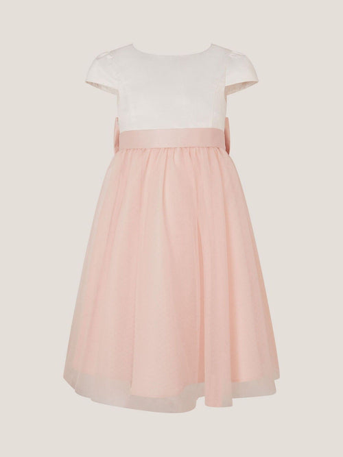 Dsiney Kidz - Monsoon Pink Satin Bridesmaid Dress image 1