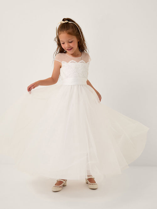Dsiney Kidz - Monsoon Ivory Cynthia Strapless Lace Maxi Dress image 1