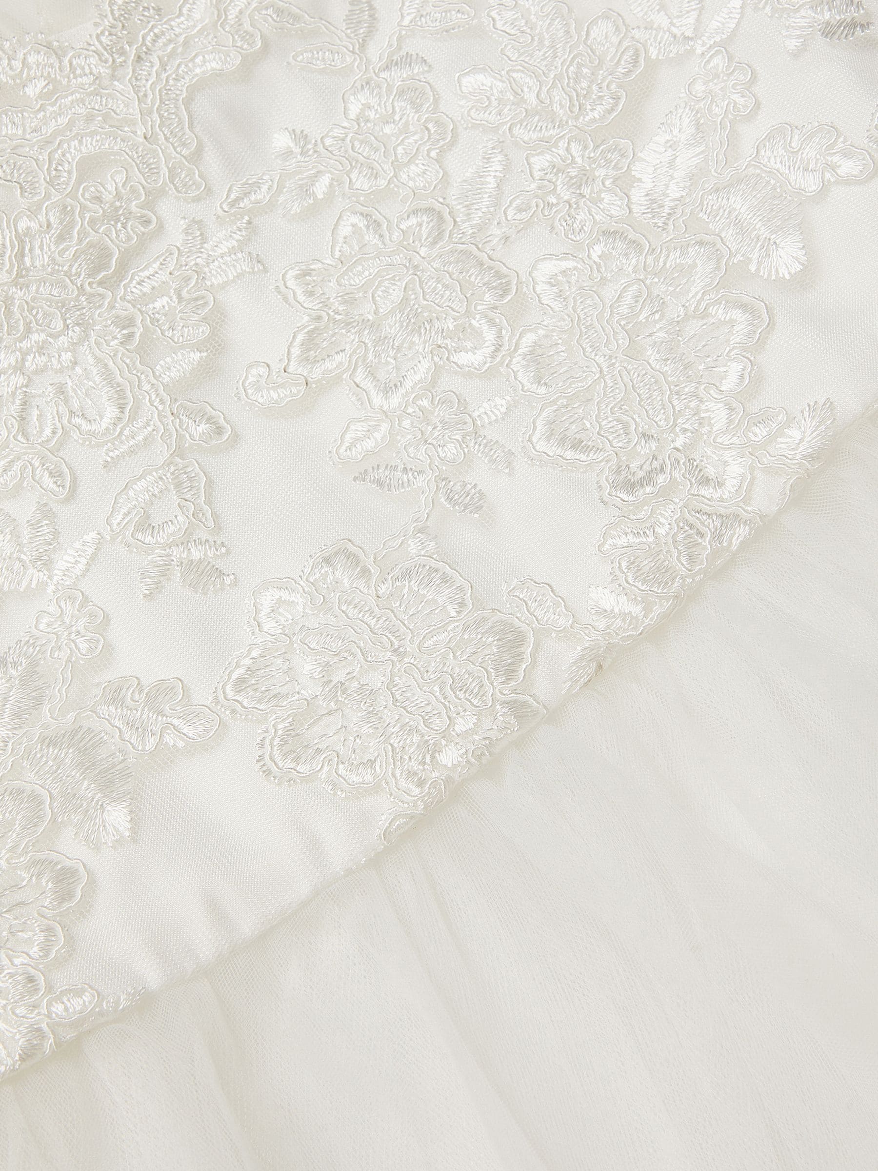 Monsoon Ivory Cynthia Strapless Lace Maxi Dress image 3