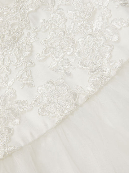 Monsoon Ivory Cynthia Strapless Lace Maxi Dress image 3