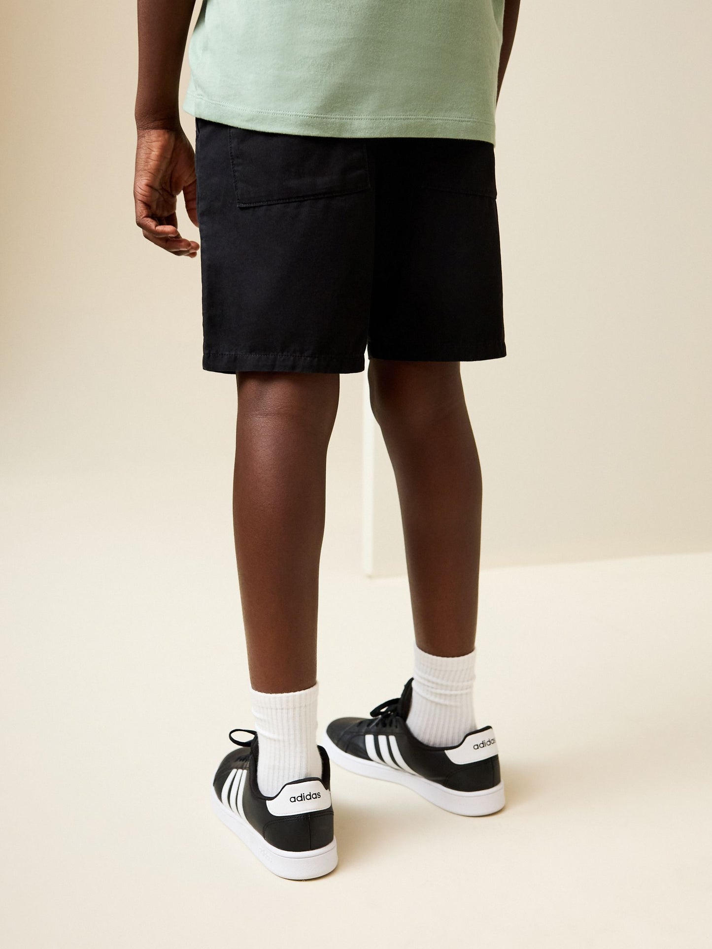 Dsiney Kidz - Black Regular Fit Shorts (3-16yrs) image 2